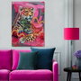Wallity Cuadro Decorativo de Cristal Templado Multicolor 50 x 70 cm